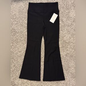 Athleta ELATION RIB FLARE Women’s Large Petite Black